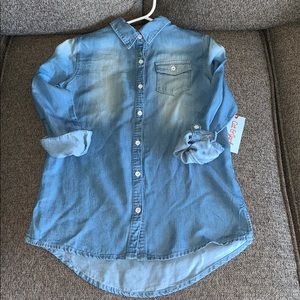 Cat & Jack Girls Denim Shirt